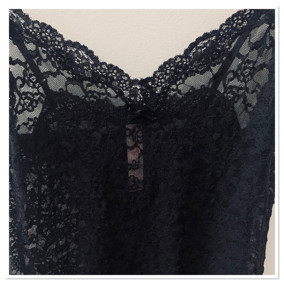 Victoria's Secret Lacie Slip Dress Black Size Medium - Picture 3 of 8